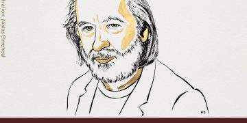 Retrato del escritor húngaro László Krasznahorkai, ganador del Premio Nobel de Literatura 2025.