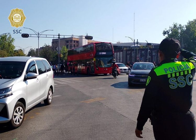 Elementos de la SSC resguardan la Fiesta Patronal de San Judas Tadeo en CDMX
