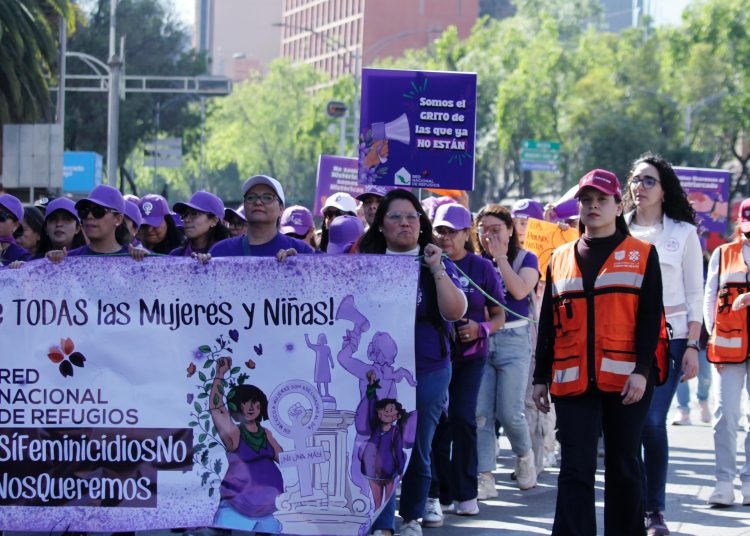 Colectivos convocan marcha en el Paseo de la Reforma por el Día Internacional de la Eliminación de la Violencia contra la Mujer