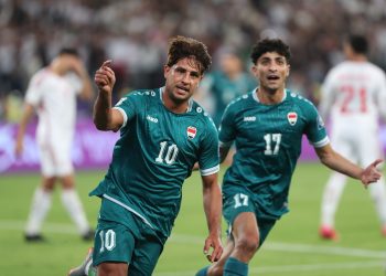 La selección de Irak irá a la repesca del Mundial 2026 después de vencer este martes por 2-1 a la de Emiratos Árabes Unidos