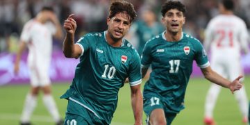 La selección de Irak irá a la repesca del Mundial 2026 después de vencer este martes por 2-1 a la de Emiratos Árabes Unidos