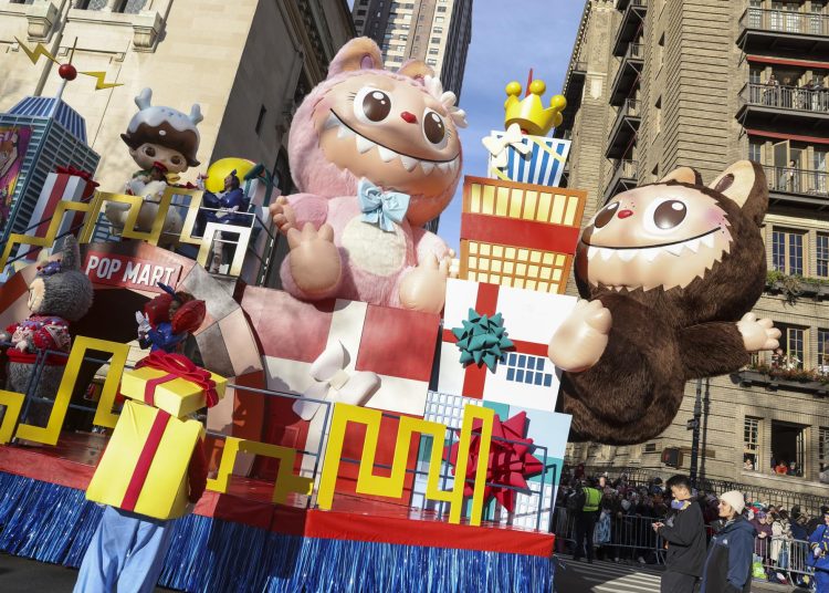 Los Labubus Debutan con Éxito en el Desfile de Acción de Gracias de Macy's | FOTO EFE