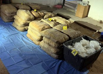 🚨 Aseguran más de 480 kilos de metanfetamina en cateo en San Luis Río Colorado, Sonora
