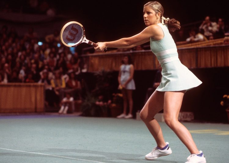 La estadounidense Chris Evert / Foto WTA