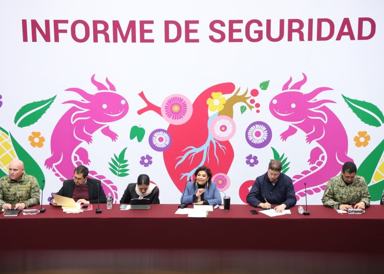 La jefa de gobierno Clara Brugada informa sobre el incremento de denuncias por extorsión en la capital