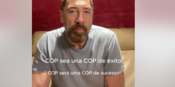 Javier Bardem llama a tomar decisiones “históricas” en la COP30 para eliminar combustibles fósiles