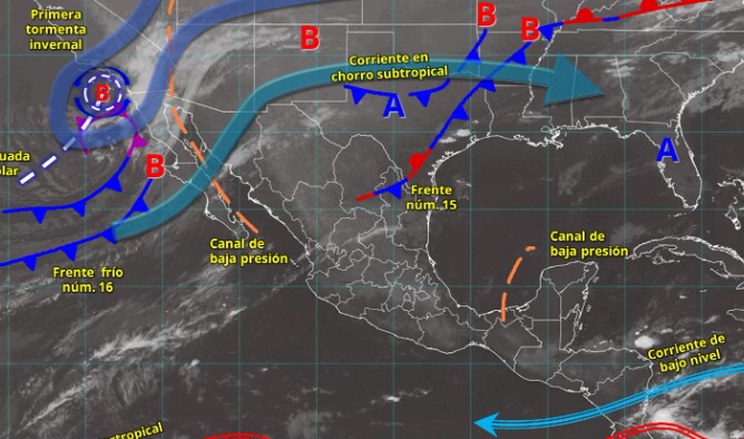 ¡Alerta! Llega la primera tormenta invernal con nieve y temperaturas bajo cero