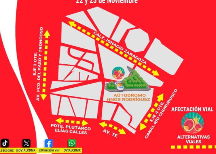 Despliegue de Seguridad y Vialidad por el Flow Fest 2025 en CDMX