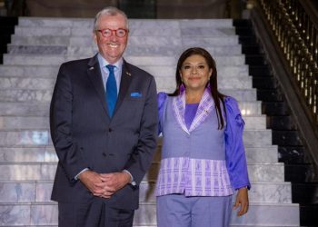 Clara Brugada y gobernador de Nueva Jersey afinan preparación para el Mundial 2026