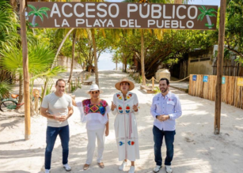Abren dos nuevos accesos públicos a las playas de Tulum dentro del Parque del Jaguar