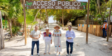 Abren dos nuevos accesos públicos a las playas de Tulum dentro del Parque del Jaguar