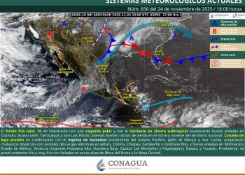 Clima en México: Frente frío 16 dejará lluvias fuertes en el norte y ambiente muy frío en zonas altas