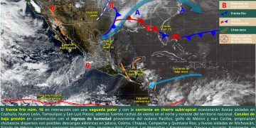 Clima en México: Frente frío 16 dejará lluvias fuertes en el norte y ambiente muy frío en zonas altas