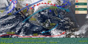 Frente frío 16 provocará la primera tormenta invernal en México