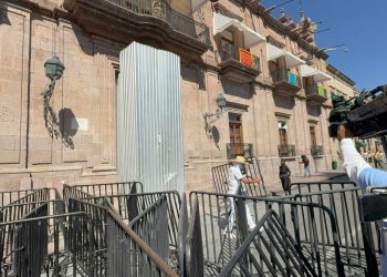 Liberan a siete detenidos por disturbios en Palacio de Gobierno de Morelia