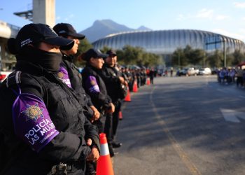Despliegan mega operativo con drones y 1,200 elementos para el Rayados–América