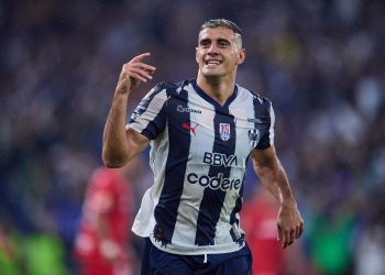 El argentino Germán Berterame, que busca hacer méritos para jugar con México el próximo Mundial, convirtió un gol para darle hoy al Monterrey