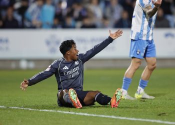 El delantero del Real Madrid Endrick, durante el partido de dieciseisavos de final de la Copa del Rey