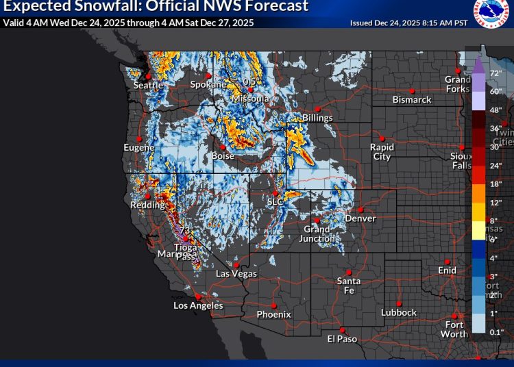 Declaran estado de emergencia en California por intensas tormentas invernales