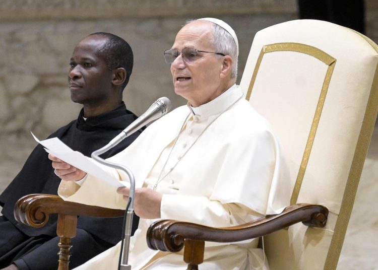 El papa León XIV condenó la violencia antisemita tras el ataque contra la comunidad judía en Sídney. EFE/EPA/RICCARDO ANTIMIANI