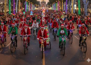 🎄 CDMX celebrará la Navidad con el último Paseo Nocturno “Muévete en Bici”