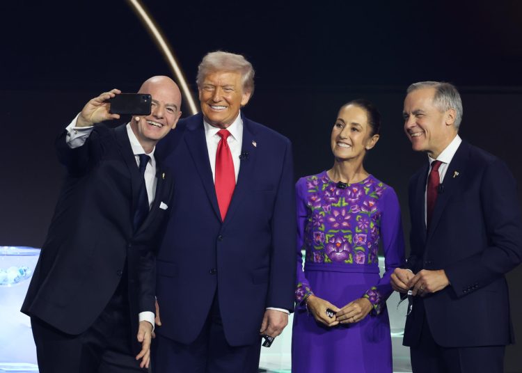 Destaca Sheinbaum el Juego de Pelota en Sorteo del Mundial | FOTO EFE