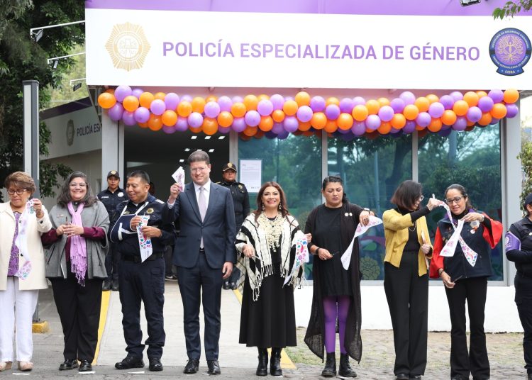 La primera Estación de Policía Especializada en Violencia de Género abre en Tlatelolco, CDMX