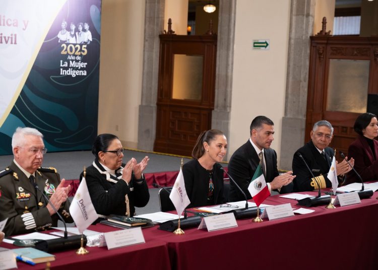 La presidenta Claudia Sheinbaum encabeza el Acuerdo Nacional contra la Extorsión México