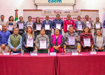 Edomex firma convenio con 23 municipios para regularizar adeudos en suministro de agua