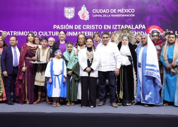 Clara Brugada celebra el reconocimiento UNESCO a la Semana Santa de Iztapalapa como Patrimonio Cultural