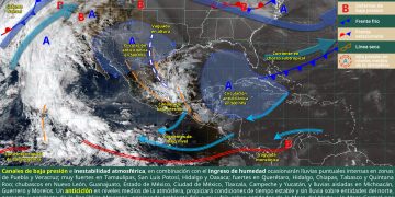 Lluvias fuertes y ambiente frío marcarán el clima en México este 23 de diciembre