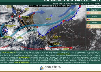 Frente frío 17 dejará lluvias, heladas y posible caída de nieve en varias regiones del país