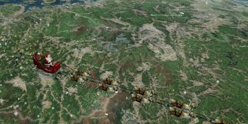 Aquí puedes seguir la ruta de Santa Claus