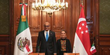 México y Singapur fortalecen relación bilateral: Sheinbaum anuncia firma de cartas de intensión