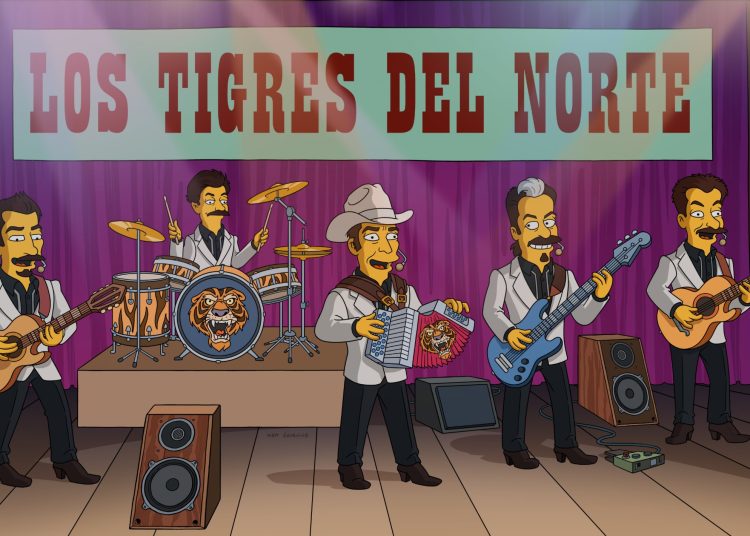 Los Tigres del Norte interpretan un corrido original en Los Simpsons este domingo en FOX