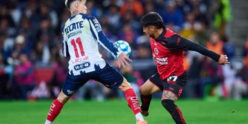 El argentino Luca Orellano y el español convirtieron este sábado los goles que dieron a Monterrey este sábado un empate 2-2 en casa con Tijuana