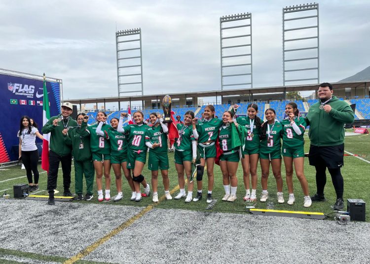 México femenino se impuso 19-18 a Panamá para proclamarse campeón del 'NFL Flag Football Championships Americas 2026' realizado en Monterrey, Nuevo León
