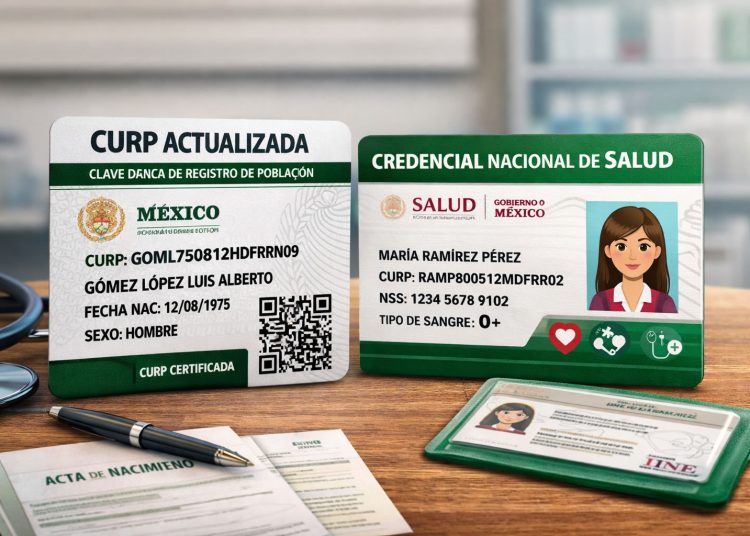CURP actualizada y Credencial Nacional de Salud: qué son y cómo tramitarlas en México