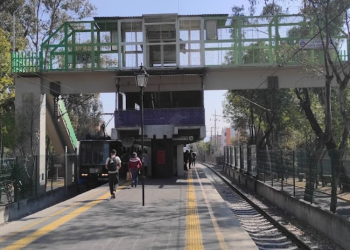 Tren Ligero opera de forma provisional por trabajos en La Noria