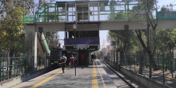 Tren Ligero opera de forma provisional por trabajos en La Noria