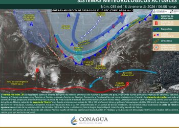 Frente frío 29 provoca lluvias intensas, vientos extremos y posible nieve en México