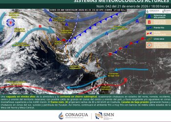 Vaguada y frente frío 30 provocarán lluvias, viento y bajas temperaturas