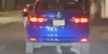 Buscan a conductor que arrastró a motociclista en Iztapalapa
