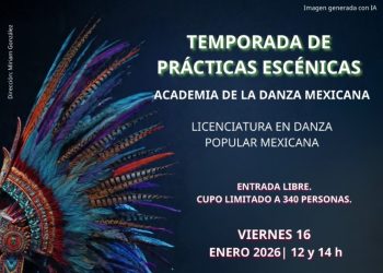 La academia de la danza mexicana presenta su temporada de prácticas escénicas 2026