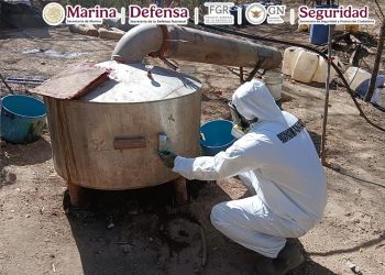 Marina y fuerzas federales desmantelan laboratorios de drogas sintéticas en Durango, Sinaloa y Michoacán