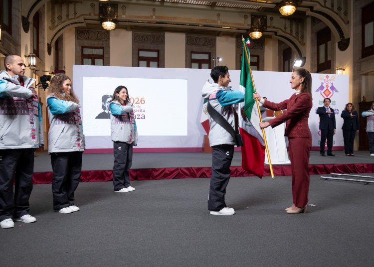 La delegación mexicana que verá acción en los Juegos Olímpicos de Invierno Milano-Cortina 2026 fue oficialmente abanderada