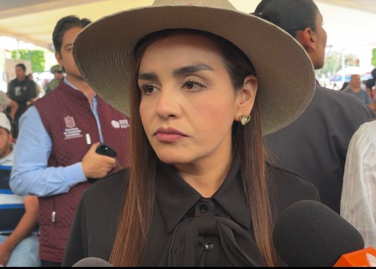 Harfuch tendría que visitar Uruapan antes de que concluya enero: Grecia Quiroz