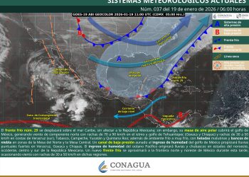 Frente frío 29 no afectará a México, pero provocará vientos fuertes y ambiente gélido