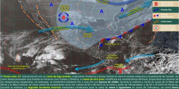 Frente frío 27 provoca lluvias intensas, heladas y evento de norte en gran parte de México