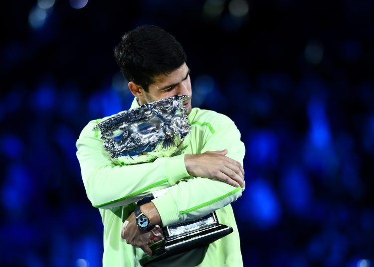 El español Carlos Alcaraz logró el título del Abierto de Australia este domingo